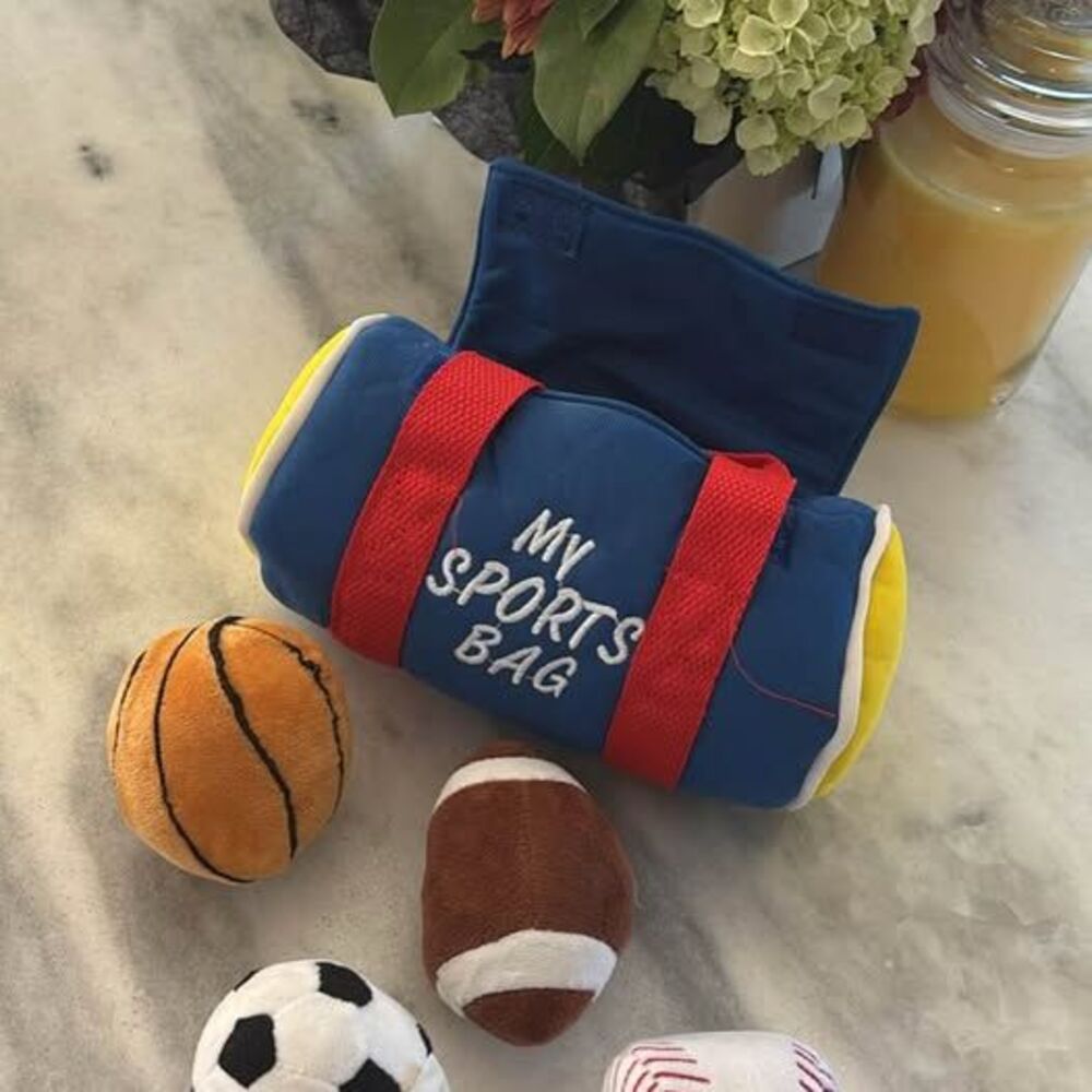 Plush My Sports Bag Toy Set with 4 Balls
